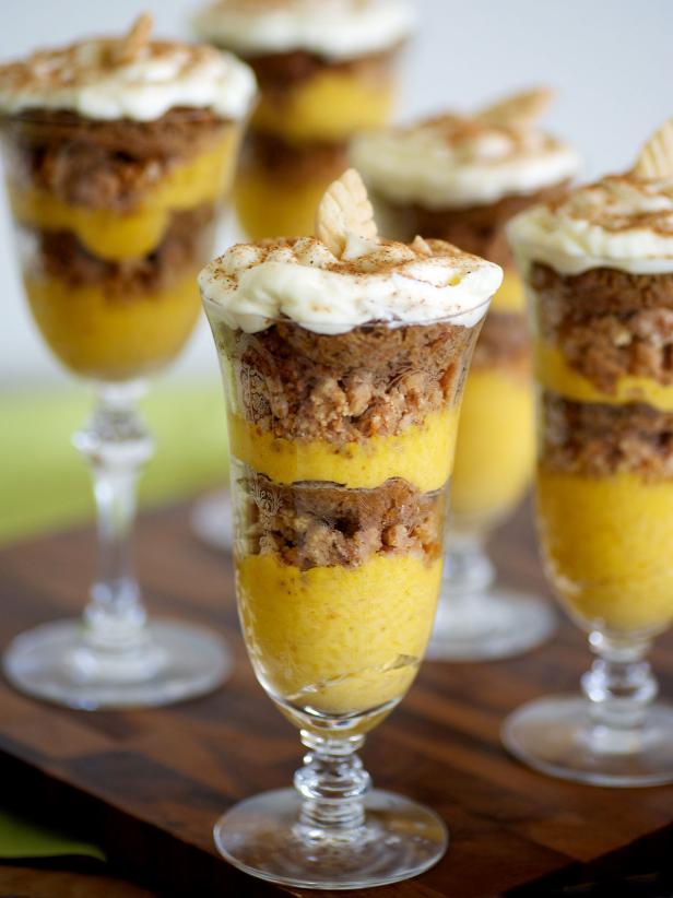 Pumpkin Mousse and Ginger Parfaits Pumpkin Mousse and Ginger Parfaits