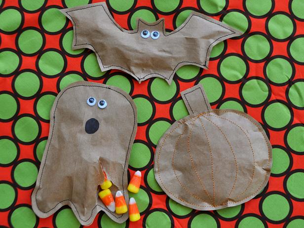 Halloween Treat Pouches Step 5 Halloween Treat Pouches Step 5