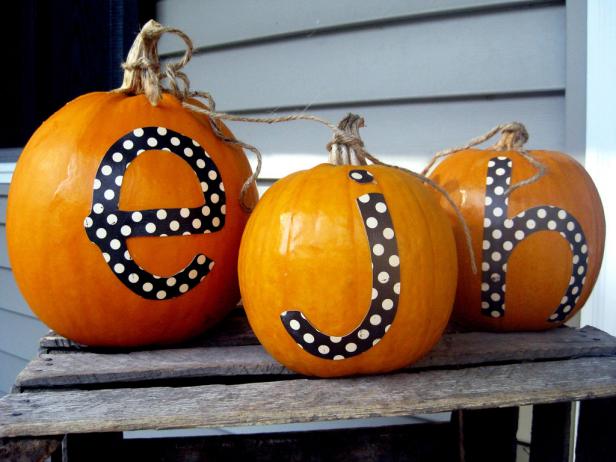 Attach Letters to Pumpkins Attach Letters to Pumpkins