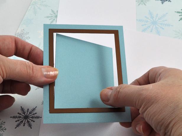 Cut Base and Frame for Snow Shaker Holiday Card Cut Base and Frame for Snow Shaker Holiday Card