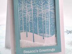 Snowy Handmade Christmas Card 