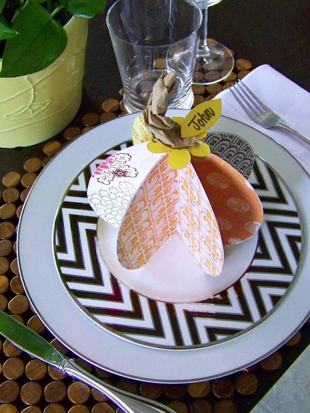 Paper Pumpkin Place Cards Paper Pumpkin Place Cards