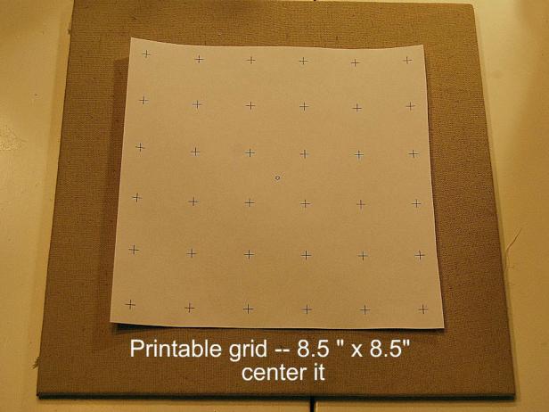 Printable Grid for DIY Art Project