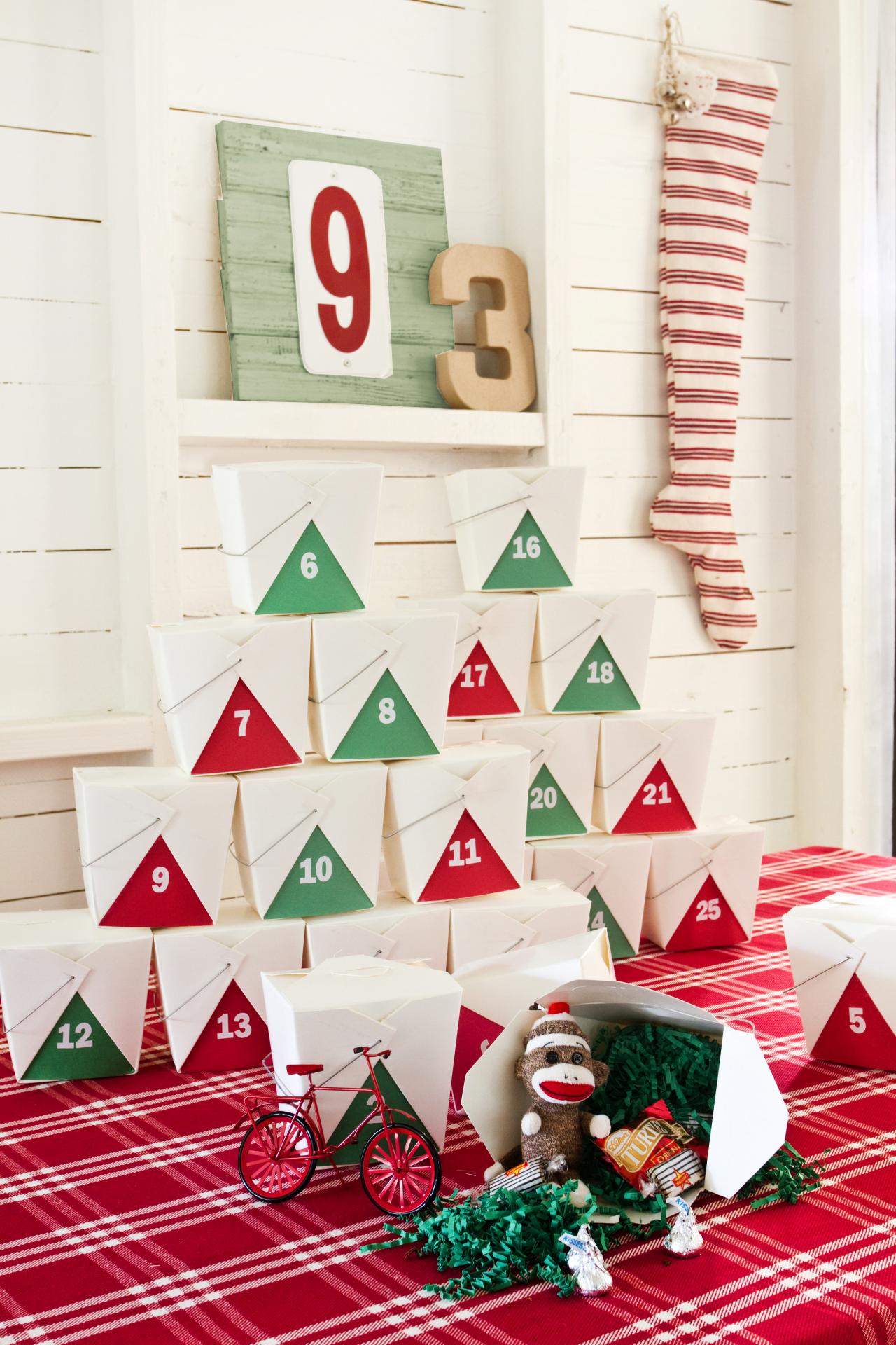 Make Your Own Takeout Box Advent Calendar HGTV