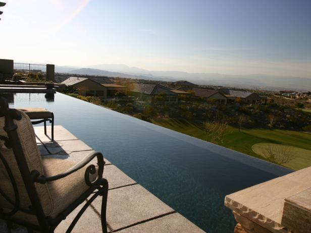 infinity edge lap pool
