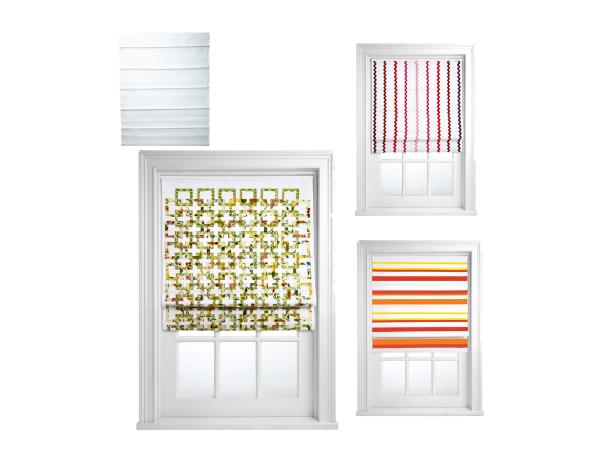 Customized Roman Shades