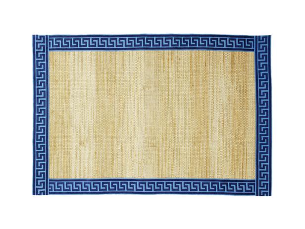 Customize a Jute Rug With Greek Key Ribbon