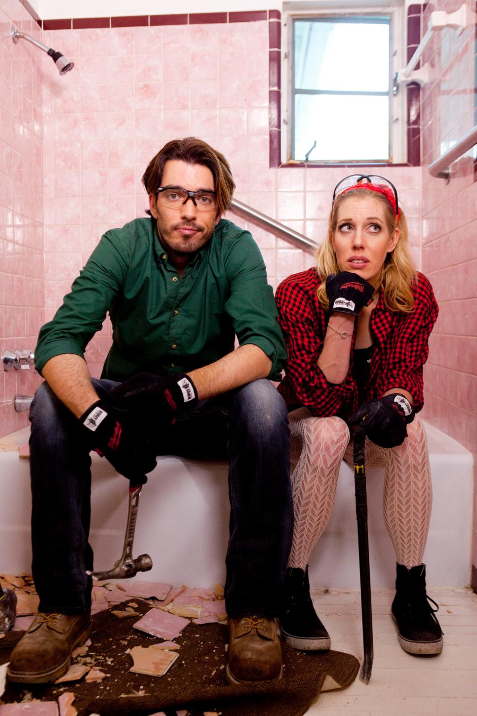 Bathroom Demolition Property Brothers Behind the Scenes