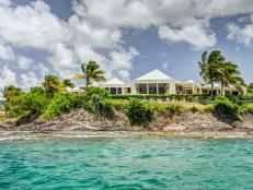 Boomerang-Shaped Beach House in Virgin Islands