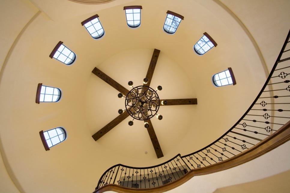 Ceiling View and Staircase Details