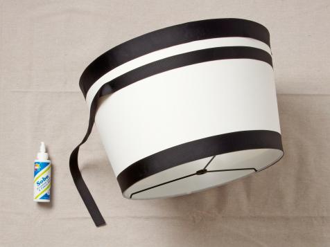 Step-by-Step: Striped Lampshade