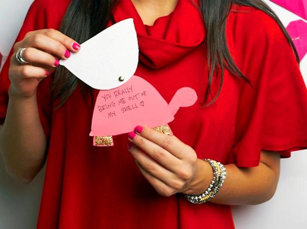 Handmade Turtle Valentine's Day Card Handmade Turtle Valentine's Day Card