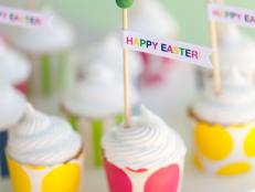 Decorate your sweets for Easter with these fun, festive and colorful toppers that can be made in a snap.