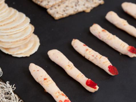Halloween Party Food: Spooky Goat Cheese Fingers