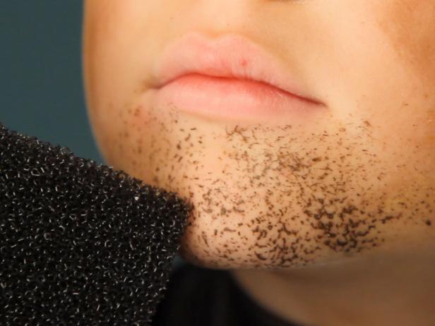 To create pirate makeup, darken the child’s eyebrows with eye shadow. Add an eye patch to one eye, and add brown shadow under the uncovered eye to mimic dark circles. Dip a stippling sponge in wet brown eye shadow or face paint, and then dab onto the chin and above the lip to give your pirate an unshaven look. Another option is to leave the top lip bare of makeup and adhere a fake mustache using eyelash glue, spirit gum or liquid latex. Tip: Be sure to test for any allergies before using any of these products, and have the proper remover on hand. Also, be sure to read all the information on product labels. Put together a costume of ripped clothing and add accessories like a bandana, a pirate hat, gold coins, a clip-on earring, hook or stuffed parrot — let your creativity run wild to give your pirate a unique look.