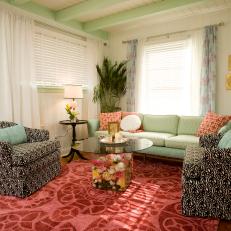 Colorful Cottage Living Room