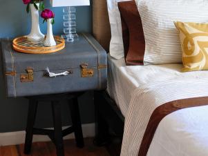 Luggage Instead of a Nightstand