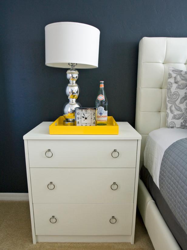 Contemporary Nightstand with Storage Contemporary Nightstand with Storage