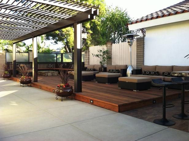 Asian Outdoor Lounge With Pergola Asian Outdoor Lounge With Pergola