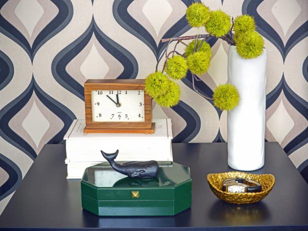 Blue Bedroom Nightstand With Retro Design Blue Bedroom Nightstand With Retro Design