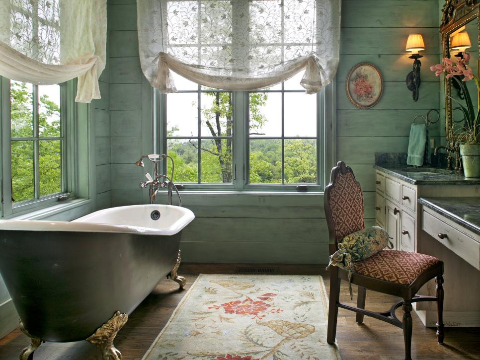 bathroom window treatments for privacy | hgtv