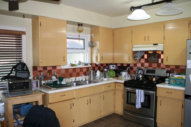 Before: Taupe and Copper Kitchen Before: Taupe and Copper Kitchen