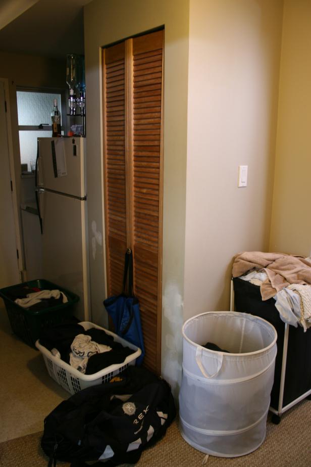 Before: Small Storage Closet Before: Small Storage Closet