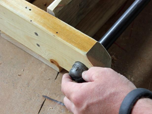Add rustic style to your bathroom with this DIY toiletry holder. With tools and a little work, a discarded wooden shipping pallet can be repurposed as an attractive open storage solution for toiletries and other essentials.