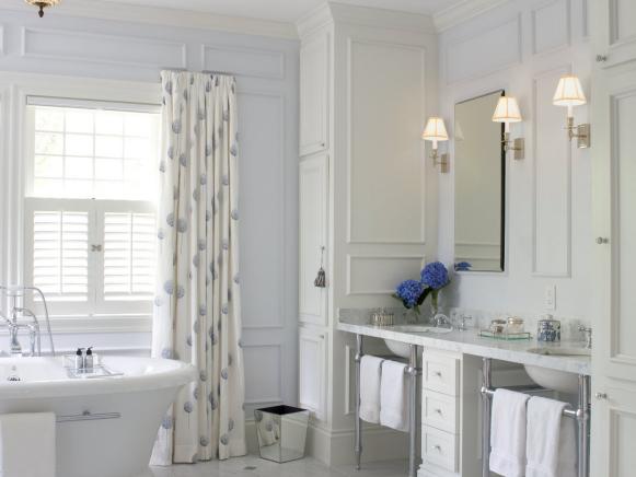 Contemporary White Bathroom