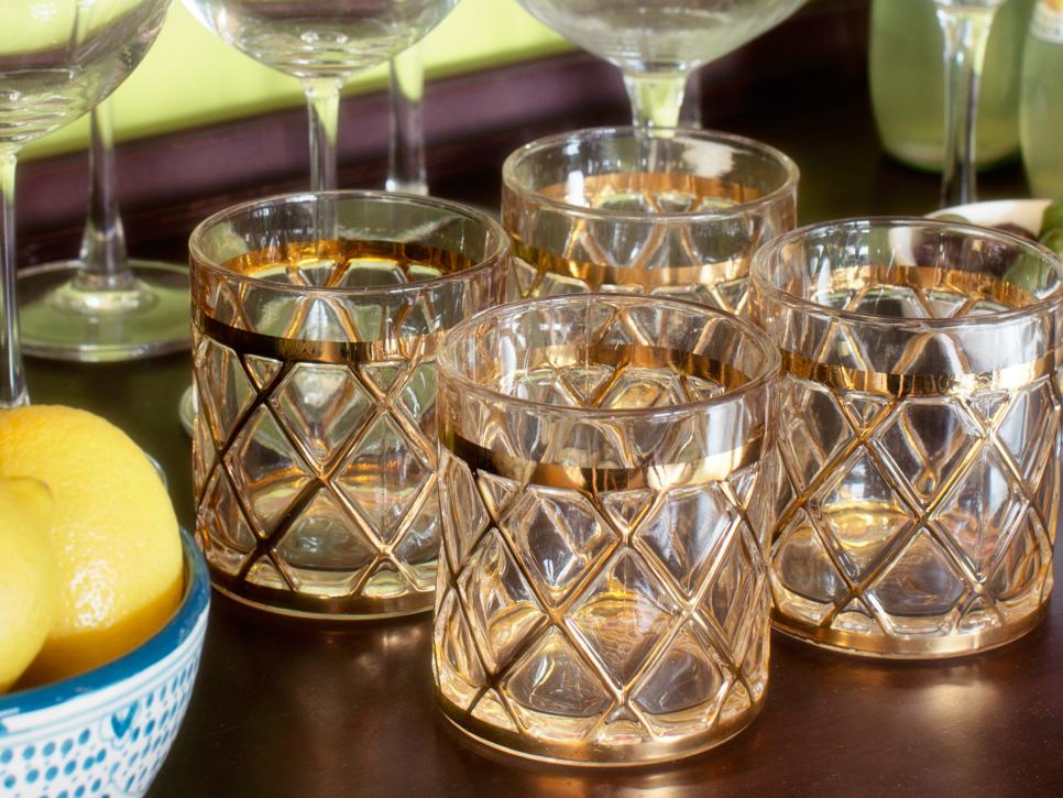 Turn a Buffet or Desk Into a Cocktail Bar HGTV