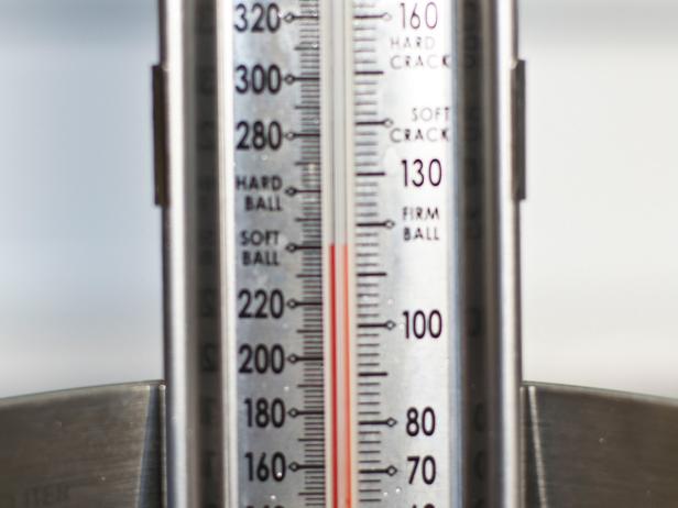 In step 2, turn heat to medium-low to medium and bring to a boil. Continue cooking, without stirring, until mixture reaches 240 degrees (soft ball stage) on a candy thermometer (10-12 minutes). Remove from the heat and pour over the gelatin, Stir until gelatin is completely dissolved.