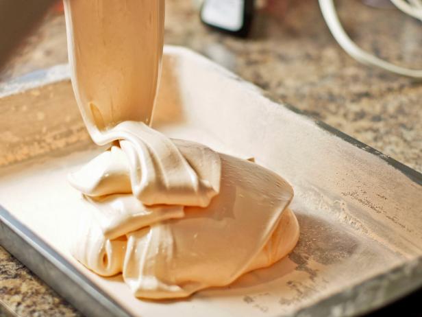 In step 6, pour mixture into prepared pan and smooth out as evenly as possible.