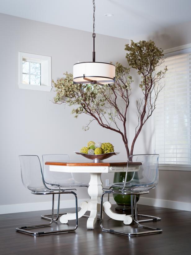 Contemporary Dining Room With Pedestal Table Contemporary Dining Room With Pedestal Table