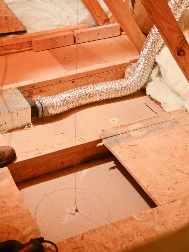 Installing Skylight Through Attic