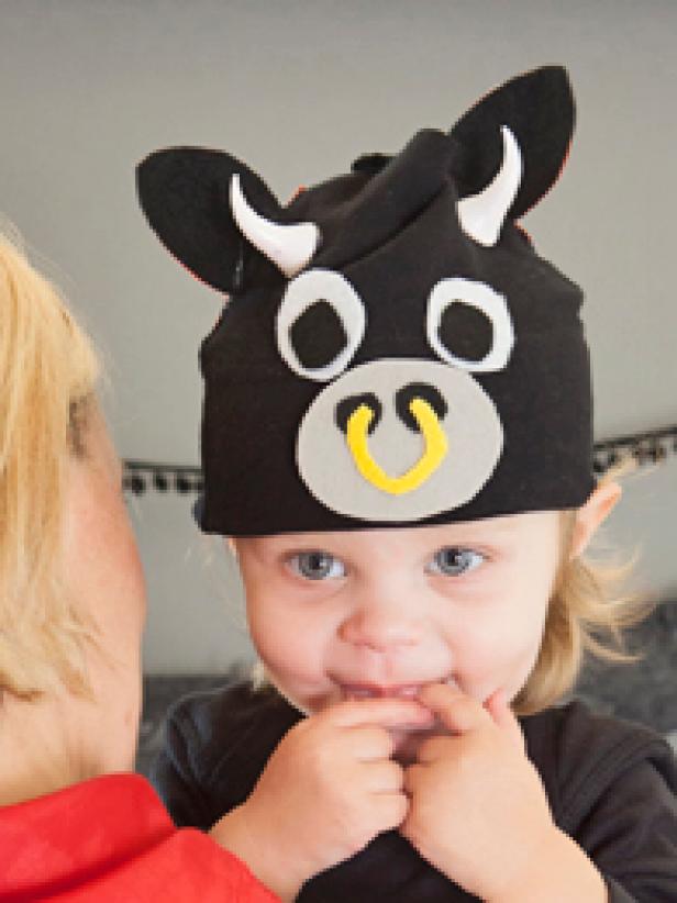 Every costume is cuter when an adorable baby is wearing it. Take this precious baby bull costume for example.