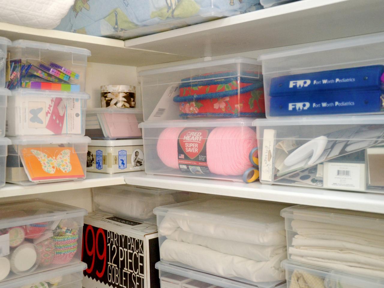 Organizing a Catchall Closet | HGTV