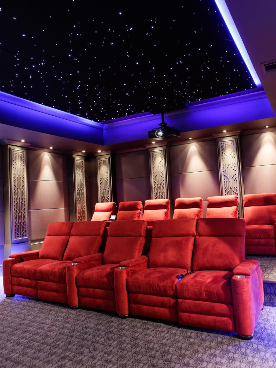 Rooms Viewer Hgtv focus for art deco home theater decor for Current House