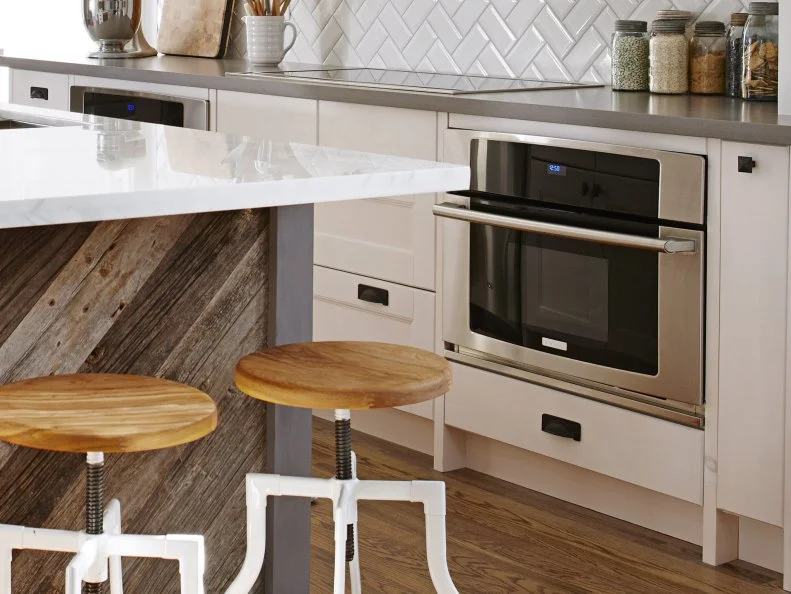 Combination microwave oven under countertops