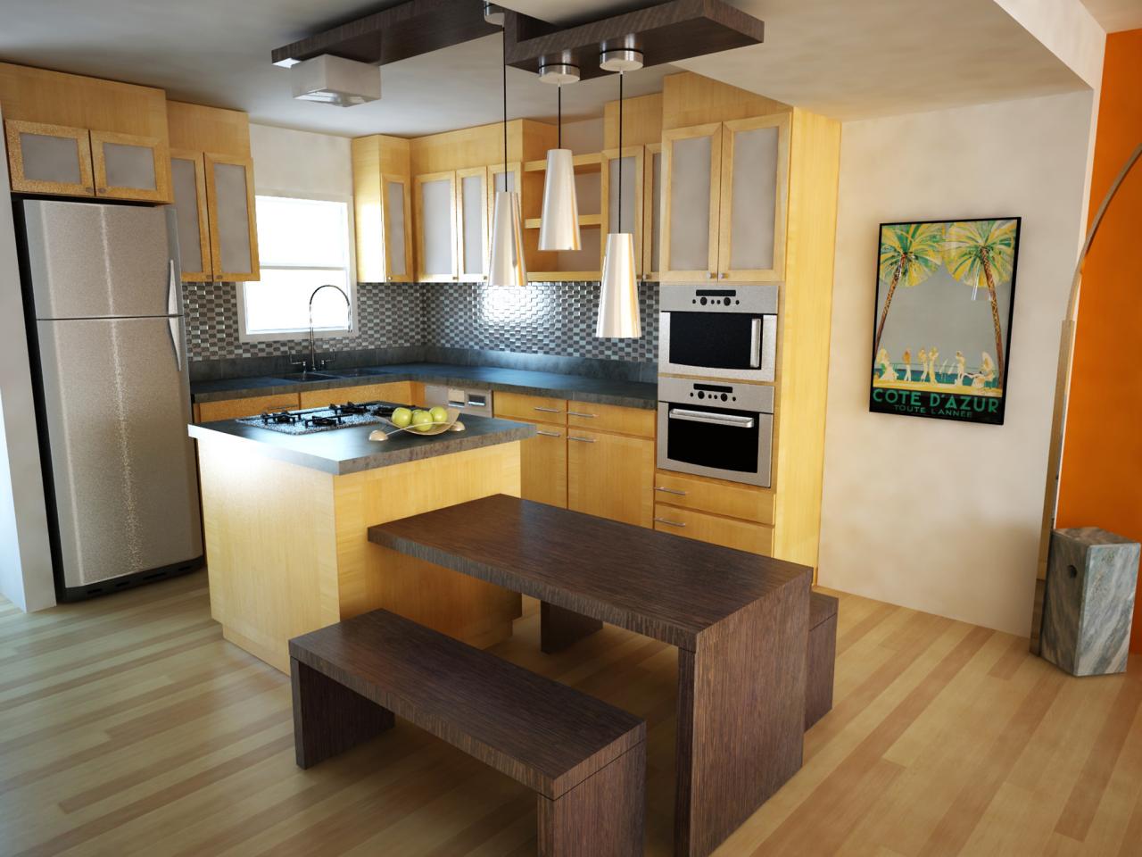 design a small kitchen layout