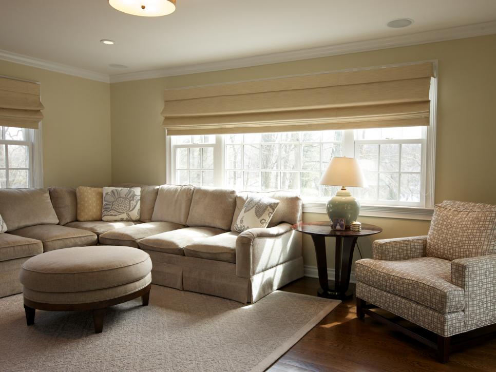 Blanche Garcia White Transitional Living Room Windows