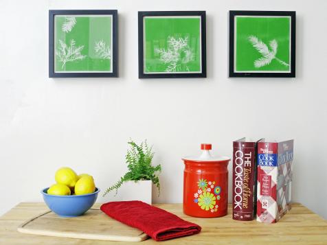 Turn Leaves and Foliage Into DIY Canvas Wall Art