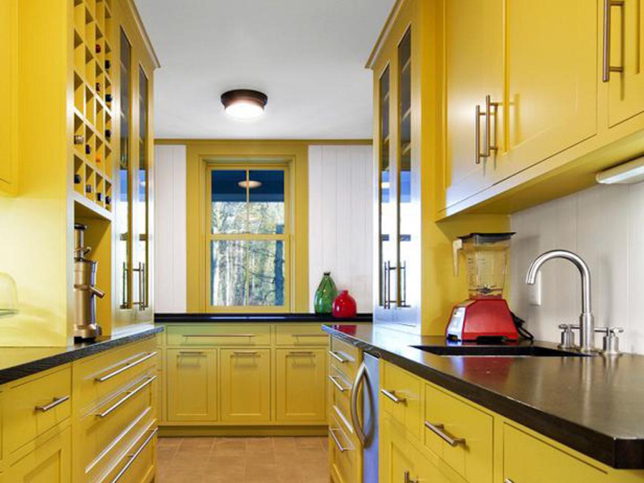 yellow paint kitchens hgtv