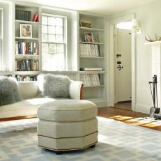 Chic Colonial-Inspired Library
