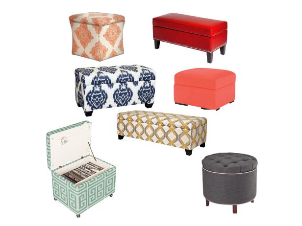 Storage Ottomans for Organization