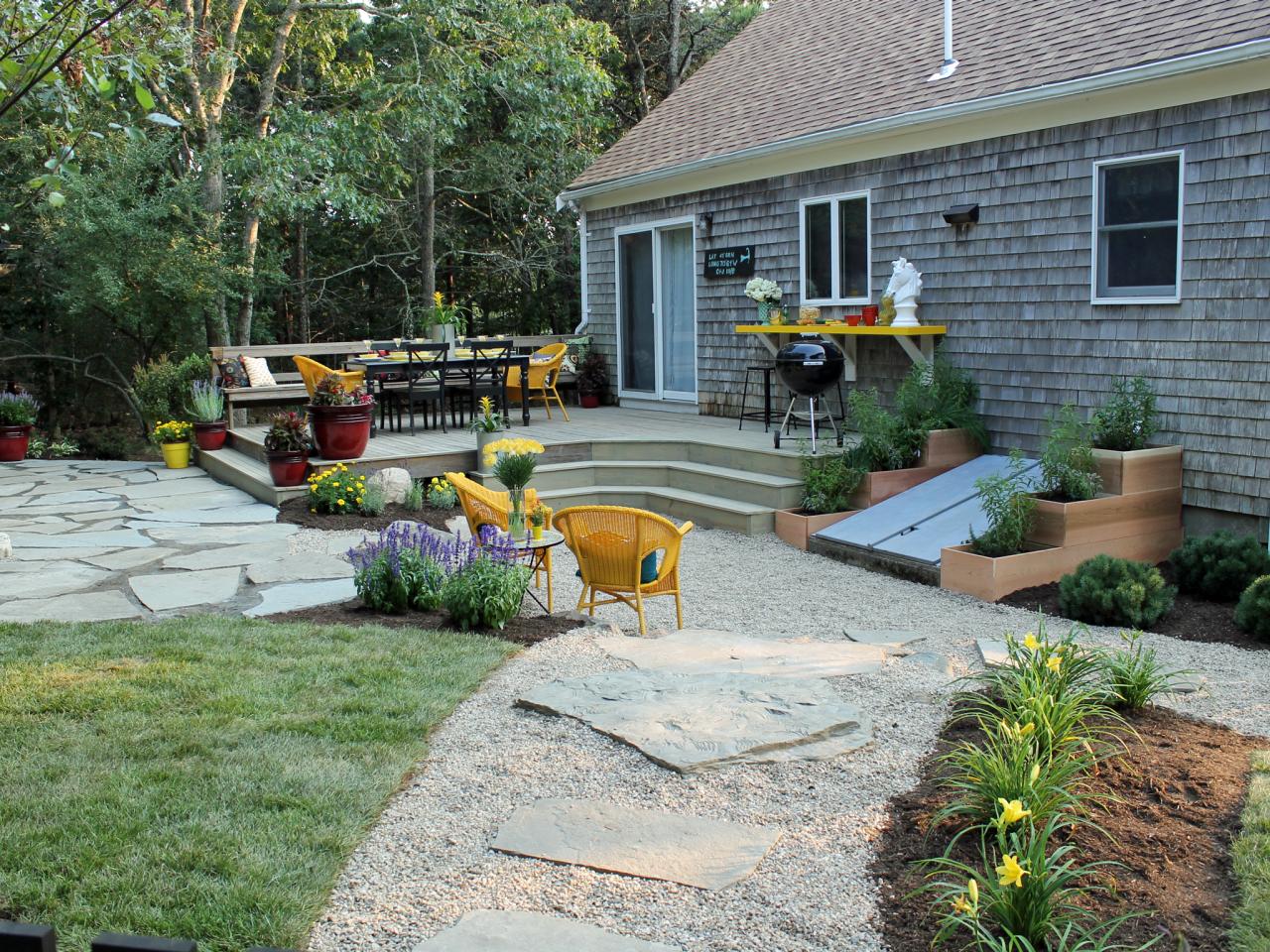 15 BeforeandAfter Backyard Makeovers Landscaping Ideas and