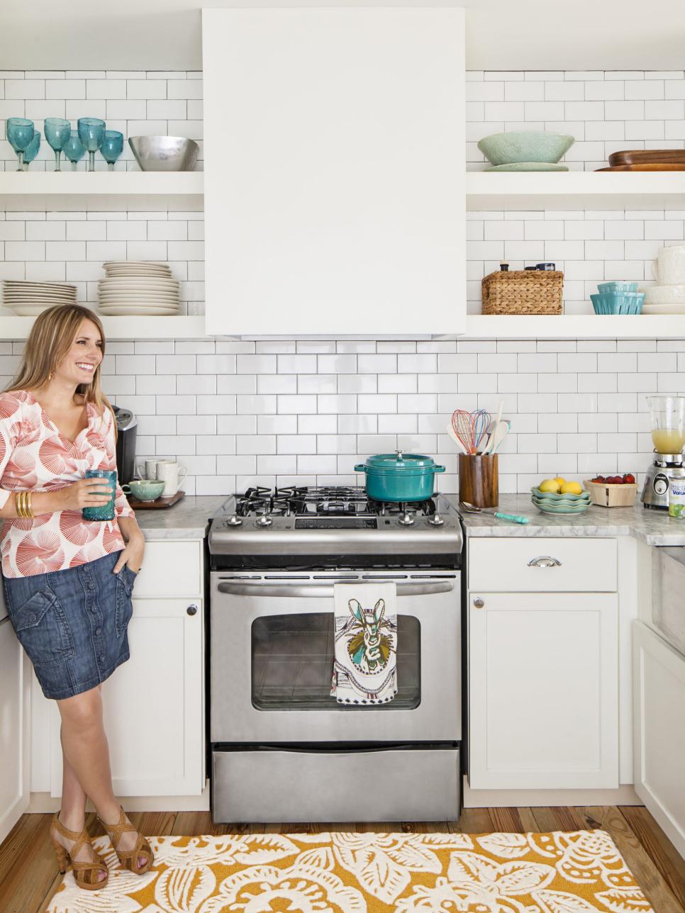 Small Space Kitchen Remodel Hgtv in Small Kitchen Design White