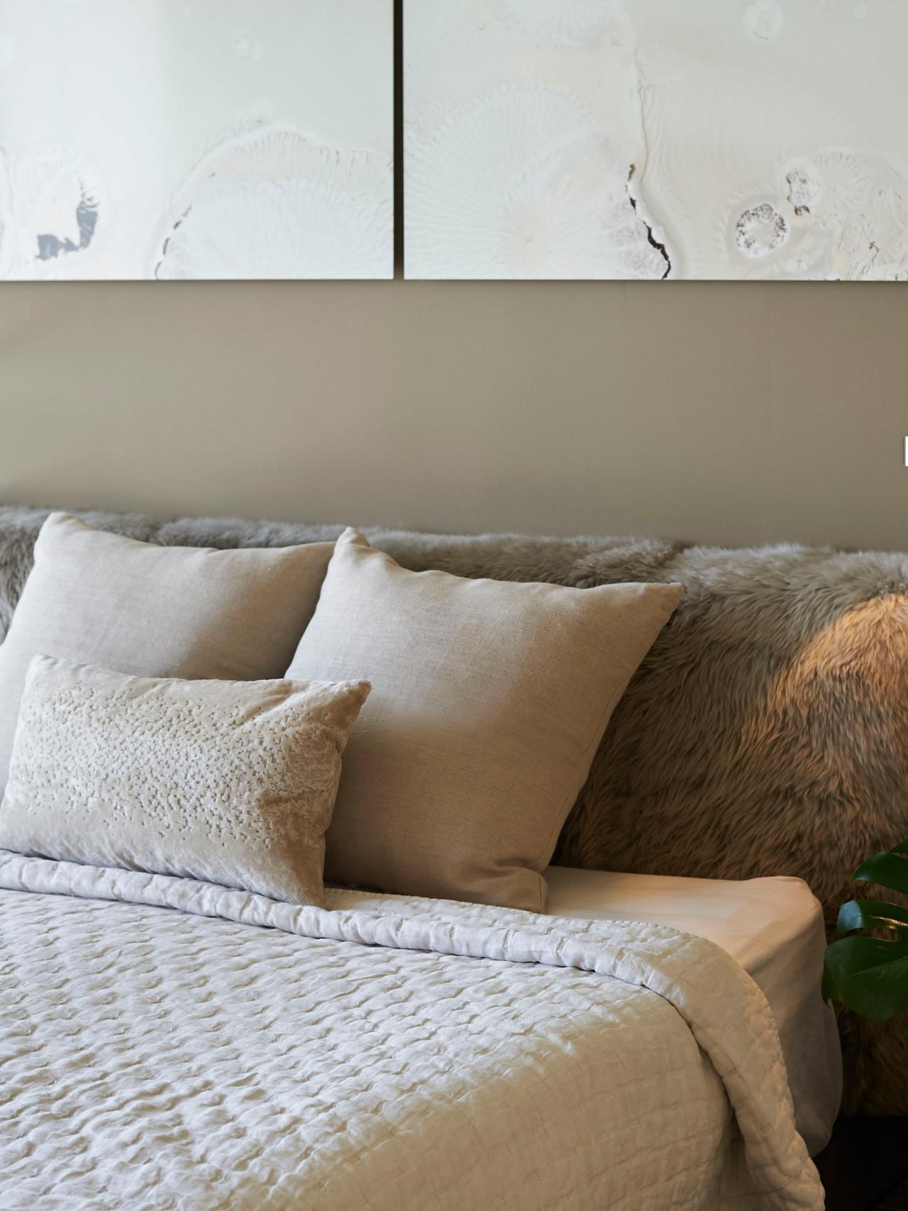 Low Modern Nightstand In Chic Master Bedroom. Photo Page Hgtv low modern nightstand in chic master bedroom. photo page hgtv