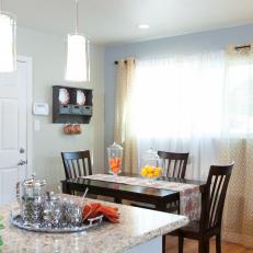 Transitional Eat-In Kitchen With Granite Countertops
