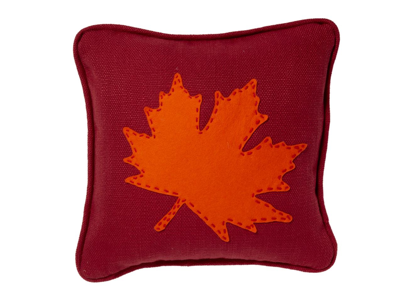 leaf pillow