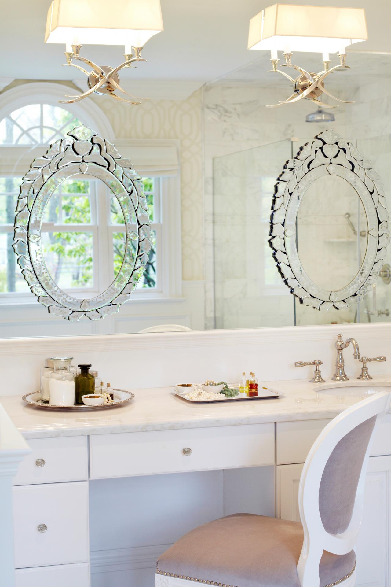 master bathroom vanity with venetian mirrors ornate venetian mirrors 